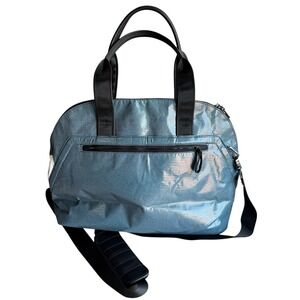 Rareform Crossbody Maya Tote / Duffle Bag Green Blue Scheme Large